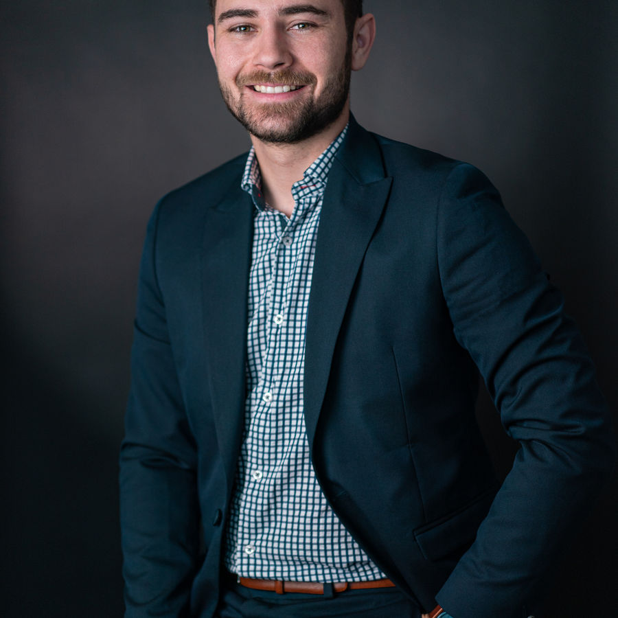 Portrait studio homme